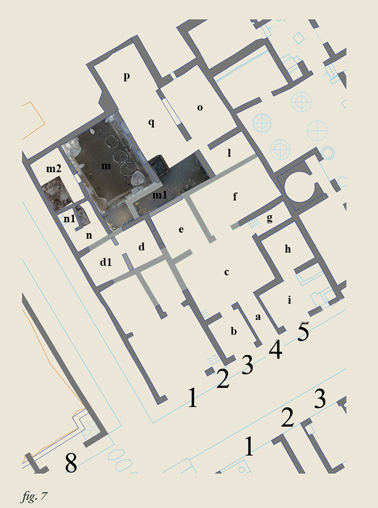 91204 plan IX.12.4 Pompeii. House of the Second Cenaculum or Casa del secondo Cenacolo colonnato.
Room Plan